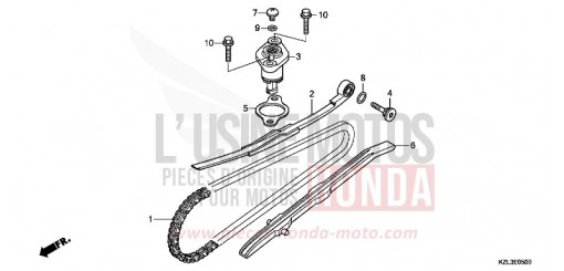 CHAINE A CAMES/TENDEUR NSC110MPDC de 2012